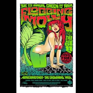 Flogging Molly Screen Printed poster -0