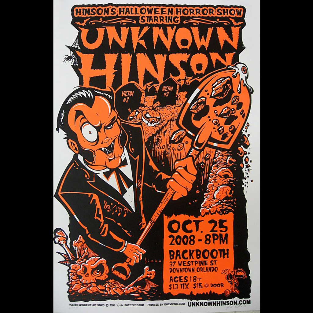 unknown hinson screen printed poster Enemy Ink